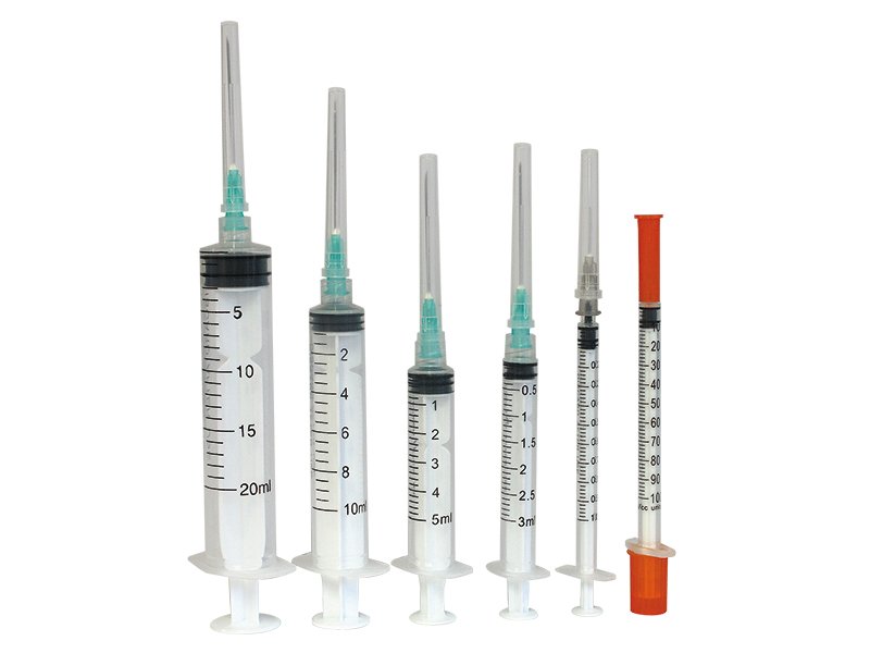 Jeringas y material médico